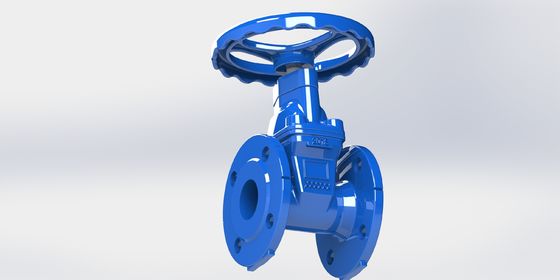 شیر کشویی BS با درجه فشار PN10، آب‌بند EPDM و تأییدیه WRAS برای مصارف صنعتی و تجاری
