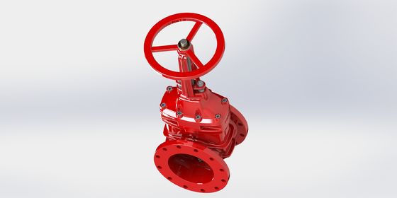 دریچه دریچه UL FM با اتصال فلانژ/گروو و پوشش اپوکسی با اتصال فیوژن برای سیستم های لوله بند EPDM