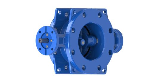 شیر پروانه‌ای دوگانه خارج از مرکز با عملکرد چرخ دنده، دیسک فولاد ضد زنگ و نشیمنگاه EPDM برای کنترل آب صنعتی