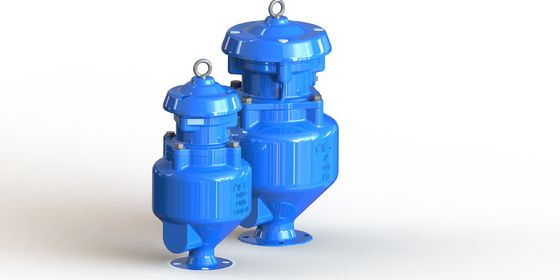 دریچه ی آزادکننده هوای فاضلاب آهن نرم با مقاومت در برابر دمای بالا ≤80°C و ضد خوردگی برای سیستم های فاضلاب