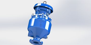 DN50-DN200 دریچه باز کردن هوای فاضلاب آهن انعطاف پذیر با نوع اتصال فلنج / رشته