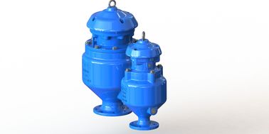 DN50-DN200 دریچه باز کردن هوای فاضلاب آهن انعطاف پذیر با نوع اتصال فلنج / رشته