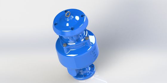 دریچه ی آزادکننده هوای فاضلاب آهن نرم با مقاومت در برابر دمای بالا ≤80°C و ضد خوردگی برای سیستم های فاضلاب