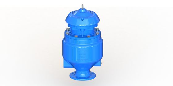 دریچه ی آزادکننده هوای فاضلاب آهن نرم با مقاومت در برابر دمای بالا ≤80°C و ضد خوردگی برای سیستم های فاضلاب
