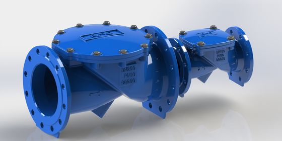 DN50-700 Swing Flex Check Valve با مواد مهر و موم EPDM و اتصال انتهای فلنج PN16 برای کنترل جریان لوله های آب