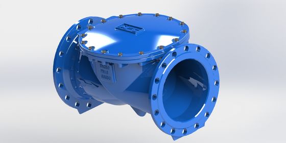 EN12266 تست استاندارد دریچه چک سوئیچ فلیکس با نوع اتصال فلنج و مواد مهر EPDM برای کنترل مایعات صنعتی