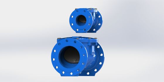 DN50-700 EN12266 دارای گواهینامه چرخاندن شیر انعطاف پذیر بدنه آهن انعطاف پذیر برای کاربردهای آب