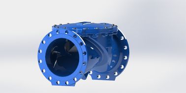 دریچه چک آب فاضلاب دو فلانژ، پین فولاد ضد زنگ برای سیستم HVAC