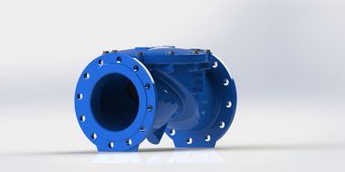آب و ISO گواهینامه Swing Flex Check Valve با مواد بدن آهن انعطاف پذیر محدوده دمای 0-80C