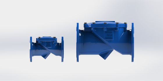 دریچه چک انعطاف پذیر با اتصال فلنج و مهر EPDM برای کنترل خط لوله صنعتی