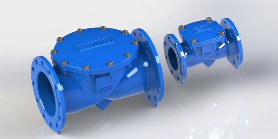 دریچه چک انعطاف پذیر با اتصال فلنج و مهر EPDM برای کنترل خط لوله صنعتی
