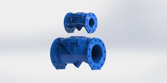 دریچه چک سوئیگ فلکس با بدن آهن انعطاف پذیر با فشار PN16 و مهر EPDM برای کاربردهای آب