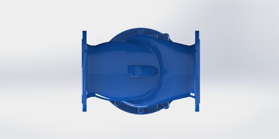 شیر یکطرفه نوسانی PN16 با بدنه چدن داکتیل و جنس آب‌بند EPDM