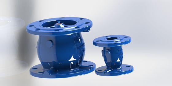 شیر یک طرفه نرم بدون کوبش با فشار PN25 و ساختار چدن داکتیل برای کاربردهای صنعتی