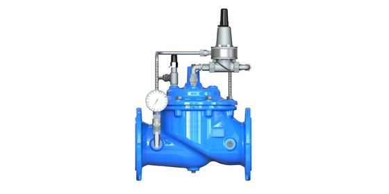 دریچه نگهدارنده فشار آهن انعطاف پذیر با حداکثر فشار PN25 و دمای کار 0-80 °C