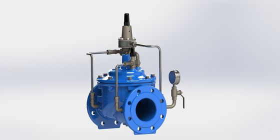 دریچه نگهدارنده فشار آهن انعطاف پذیر با حداکثر فشار PN25 و محدوده اندازه 2-40 اینچ