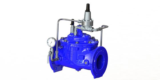 دریچه نگهدارنده فشار آهن انعطاف پذیر با حداکثر فشار PN25 و دمای کار 0-80 °C