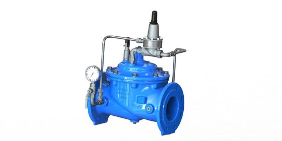 دریچه نگهدارنده فشار آهن انعطاف پذیر با حداکثر فشار PN25 و محدوده اندازه 2-40 اینچ