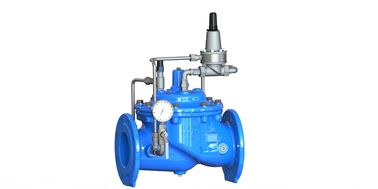 PN25 فلانژ پایان انعطاف پذیر آهن فشار نگهدارنده شیر برای مایع آب