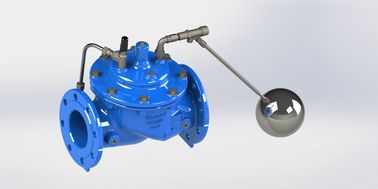 دریچه کنترل شناور لاستیکی EPDM با نوع کنترل تنظیم کننده و فلنج EN1074-5