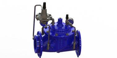 دریچه کنترل جریان خلبان فولاد ضد زنگ با فعال سازی دستی مهر EPDM برای محدوده دمای 0-80 ° F PN10/16/25
