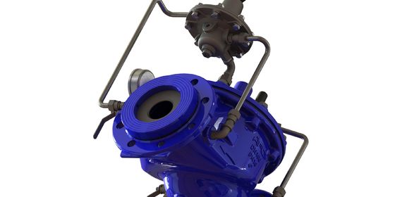 دریچه کنترل جریان هیدرولیکی با استاندارد EN1074-5 و محدوده دمای 0-80 درجه فارنهایت