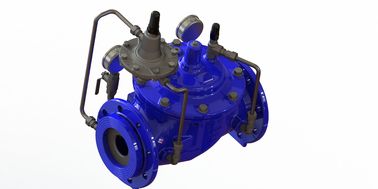SS304 ولول کنترل جریان کنترل شده توسط خلبان PN10/16/25 Ral5005 برای محدوده دمای 0-80 ° F