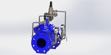 SS304 ولول کنترل جریان کنترل شده توسط خلبان PN10/16/25 Ral5005 برای محدوده دمای 0-80 ° F