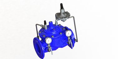 آبی Ral5005 EPDM مهر A400 دریچه کنترل جریان SS304 خلبان