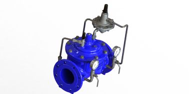 دریچه کنترل جریان فولاد ضد زنگ مهر EPDM PN10 با لوله کنترل آهن انعطاف پذیر