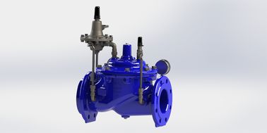 آبی Ral5005 EPDM مهر A400 دریچه کنترل جریان SS304 خلبان