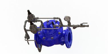 سیستم های آب، دریچه پیش بینی افزایش با اتصال انتهای فلنج در رنگ Ral5005 و نصب آسان