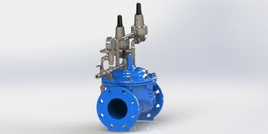 PN16 دریچه پیش بینی تورم آهن دوکتایل EPDM فلنج گلوب انواع