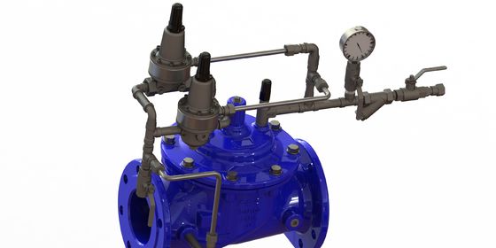 دریچه پیش بینی افزایش PN10 با لاستیک EPDM برای کنترل فشار بیشتر