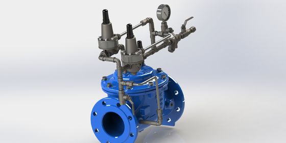 دریچه پیش بینی افزایش PN10 با لاستیک EPDM برای کنترل فشار بیشتر