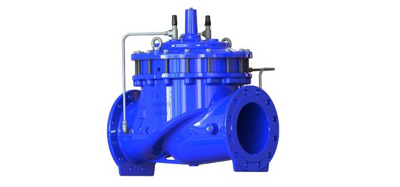 شیر کنترل آب قطعات داخلی SS304 با نشیمنگاه بدنه EPDM و پایلوت P500 برای جریان آب تمیز