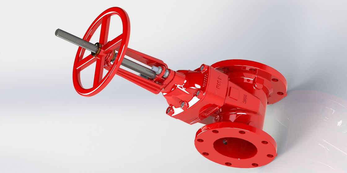 NRS Rising Stem Gate Valve Less با عملکرد Torgue / مزیت مقاومت در برابر سایش