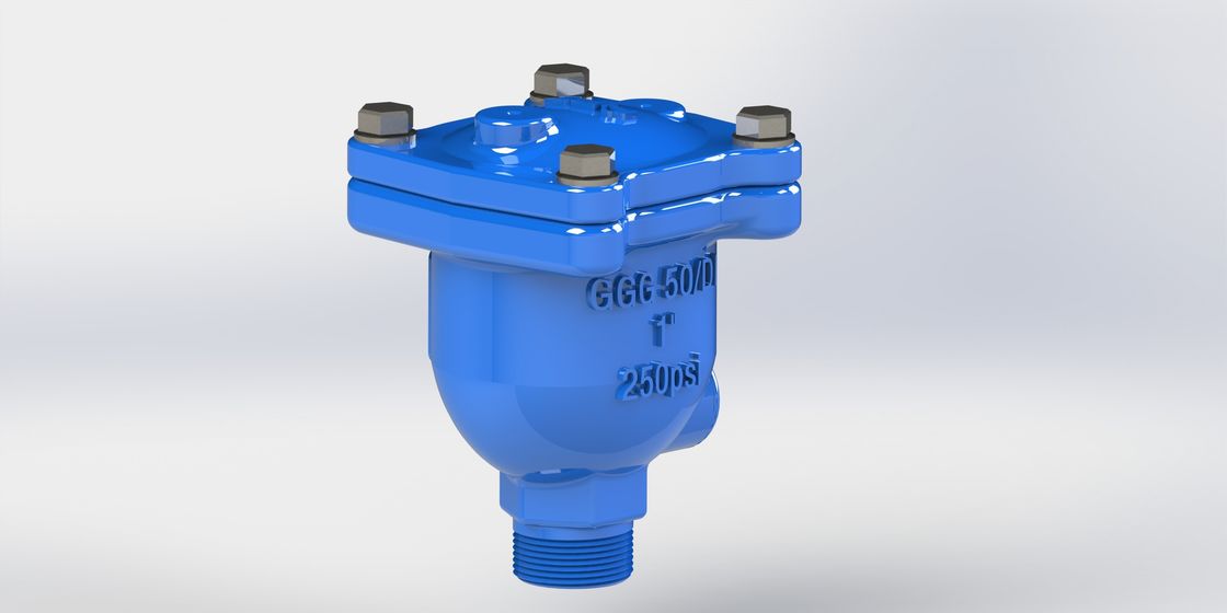 شیر تخلیه هوای ترکیبی با شناور استیل ضد زنگ، بدنه چدن داکتیل و سه عملکرد برای سیستم‌های خط لوله