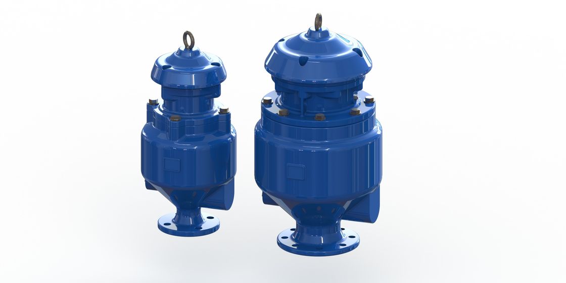 شیر تخلیه هوای فاضلاب DN50-DN200 با رتبه دمایی ≤80℃ و محدوده فشار PN10-PN40 برای سیستم‌های شیر هوای فاضلاب