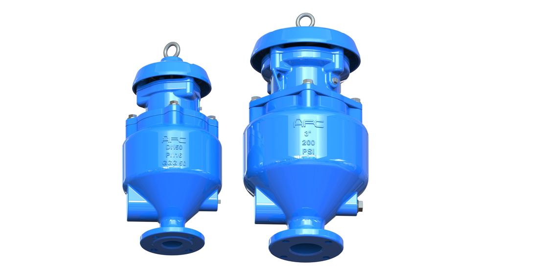 دریچه ی آزادکننده هوای فاضلاب آهن نرم با مقاومت در برابر دمای بالا ≤80°C و ضد خوردگی برای سیستم های فاضلاب