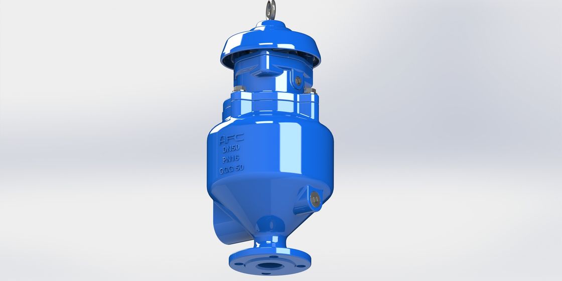 دریچه ی آزادکننده هوای فاضلاب آهن نرم DN50-DN200 با فشار PN10-PN40 برای سیستم های تصفیه فاضلاب و آب رسانی