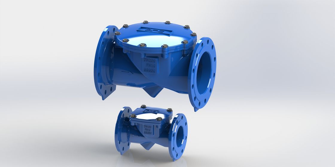 سوپاپ بازرسی Swing Flex دارای گواهی ISO با مواد مهر و موم EPDM برای محدوده دمایی 0-80 ℃