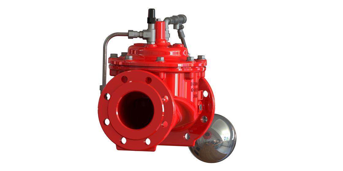 دریچه کنترل شناور لاستیکی EPDM برای تنظیم کنترل در رنگ قرمز