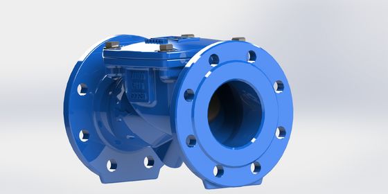 دریچه چک انعطاف پذیر با اتصال فلنج و مهر EPDM برای کنترل خط لوله صنعتی