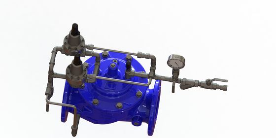 دریچه پیش بینی جهش چدن داکتیل با روکش لاستیکی EPDM با عملکرد پیش بینی نوسان برای سیستم های آب