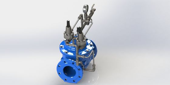 دریچه پیش بینی افزایش با پایان ماندگار RAL5005 و دیافراگم تقویت نایلون مطابق با استاندارد EN1074-5
